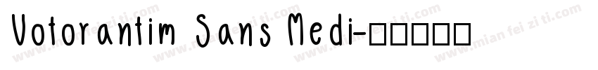Votorantim Sans Medi字体转换